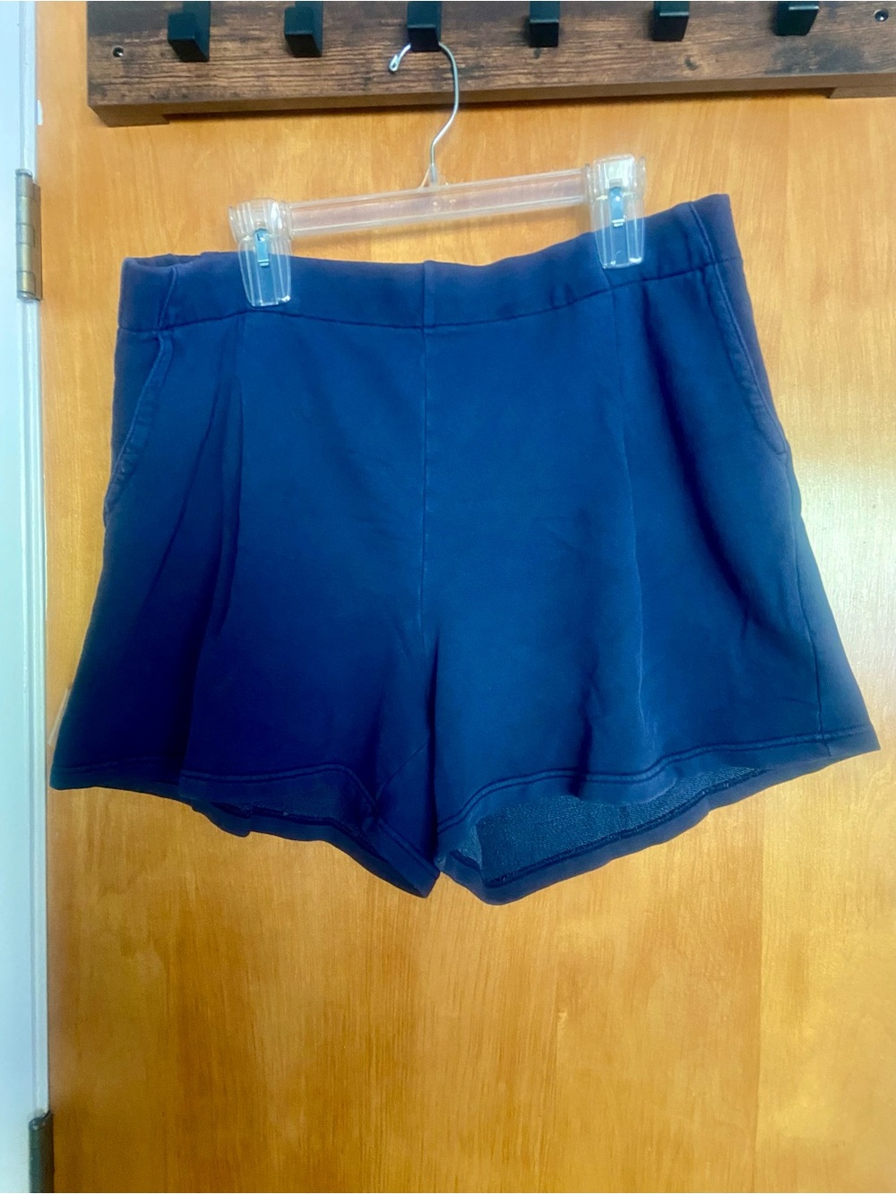 Aerie Navy High-Rise Everyday Shorts